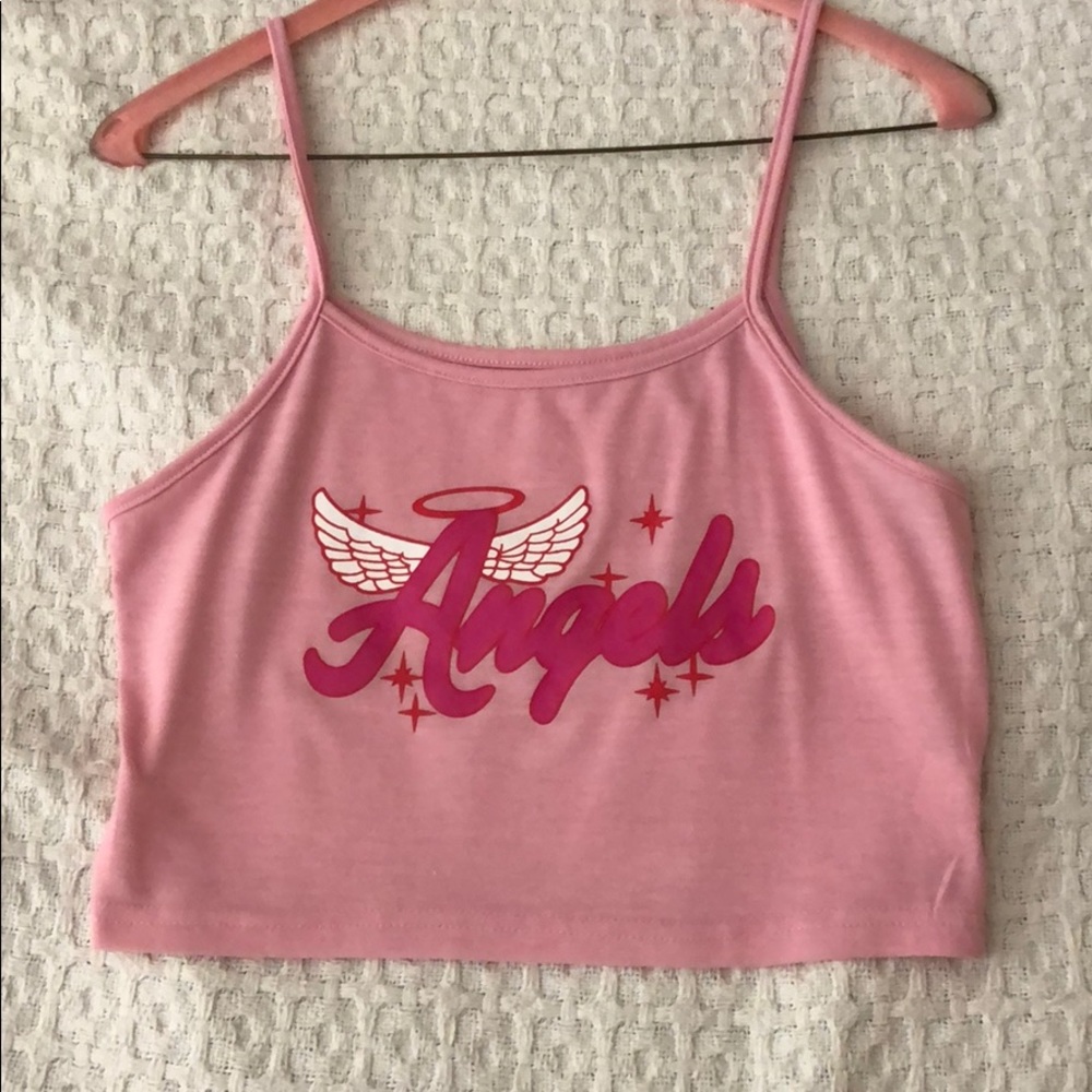 Pink tank top